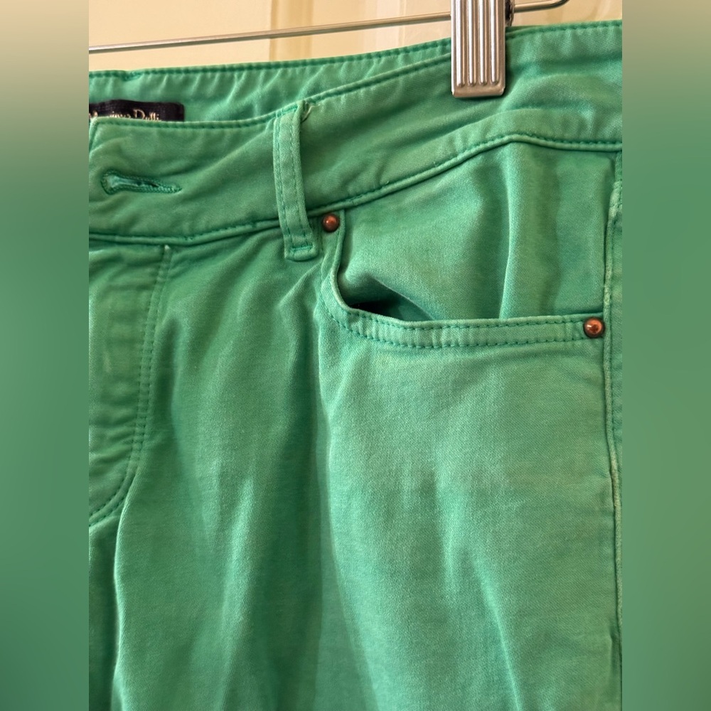 Massimo Dutti Women's Green 5-Pocket Type Skinny Fit Denim Jeans Size 2 - Picture 5 of 8